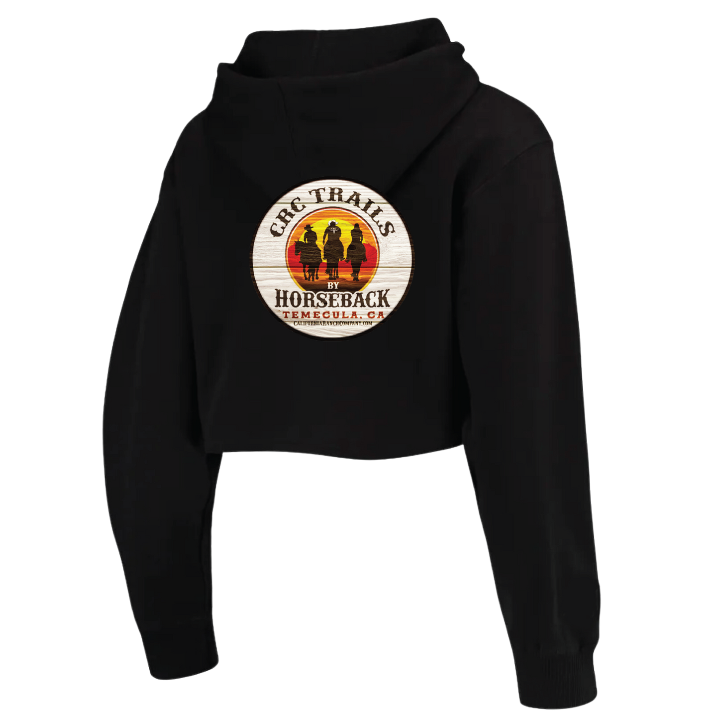 CRC Trails By Horseback - Cropped Hoodie