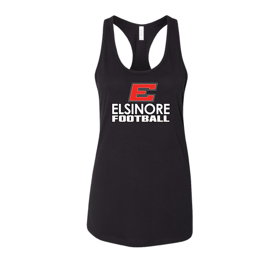 ELSINORE FOOTBALL - (Big E) - Women's Racerback Tank