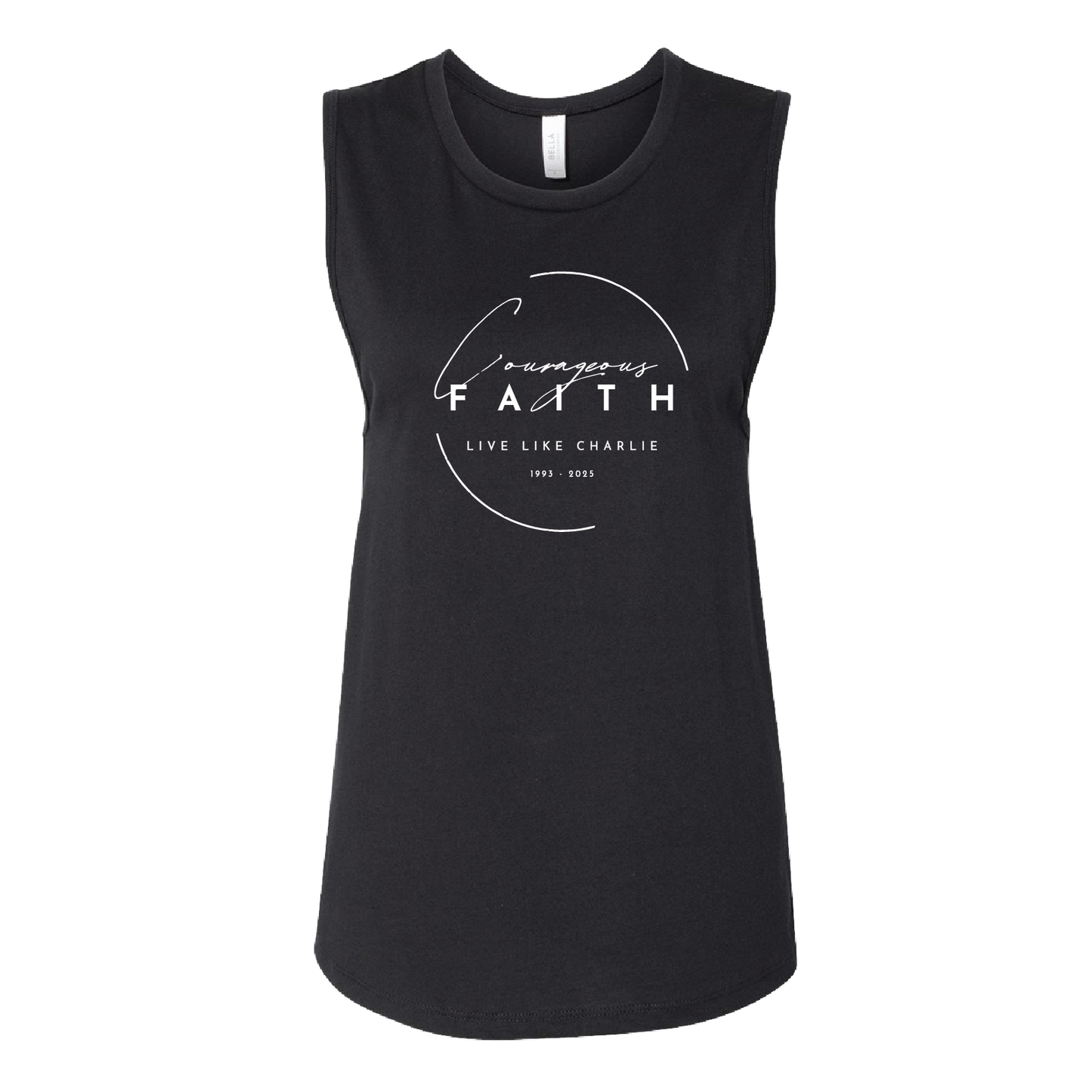 P4L - Courageous Faith - Women's Muscle Tank