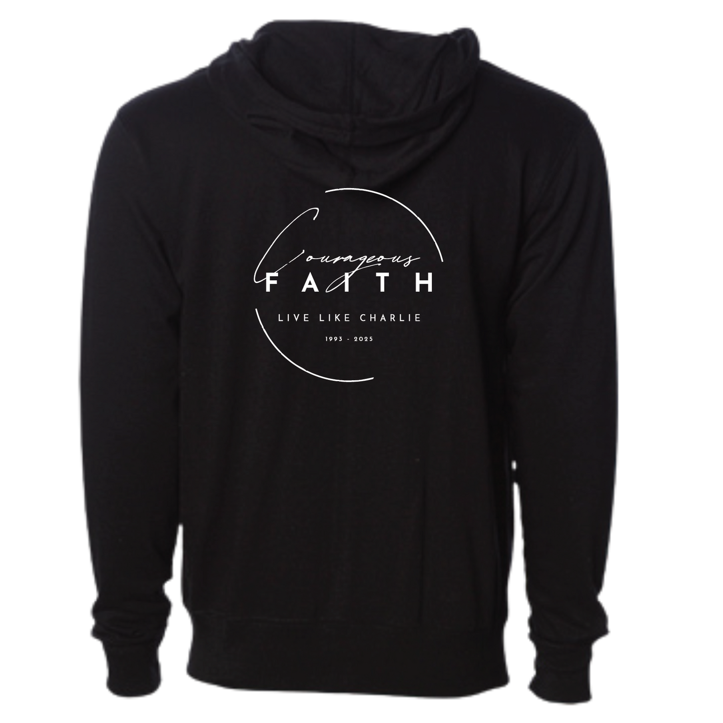 P4L - Courageous Faith - Zip Up Hoodie