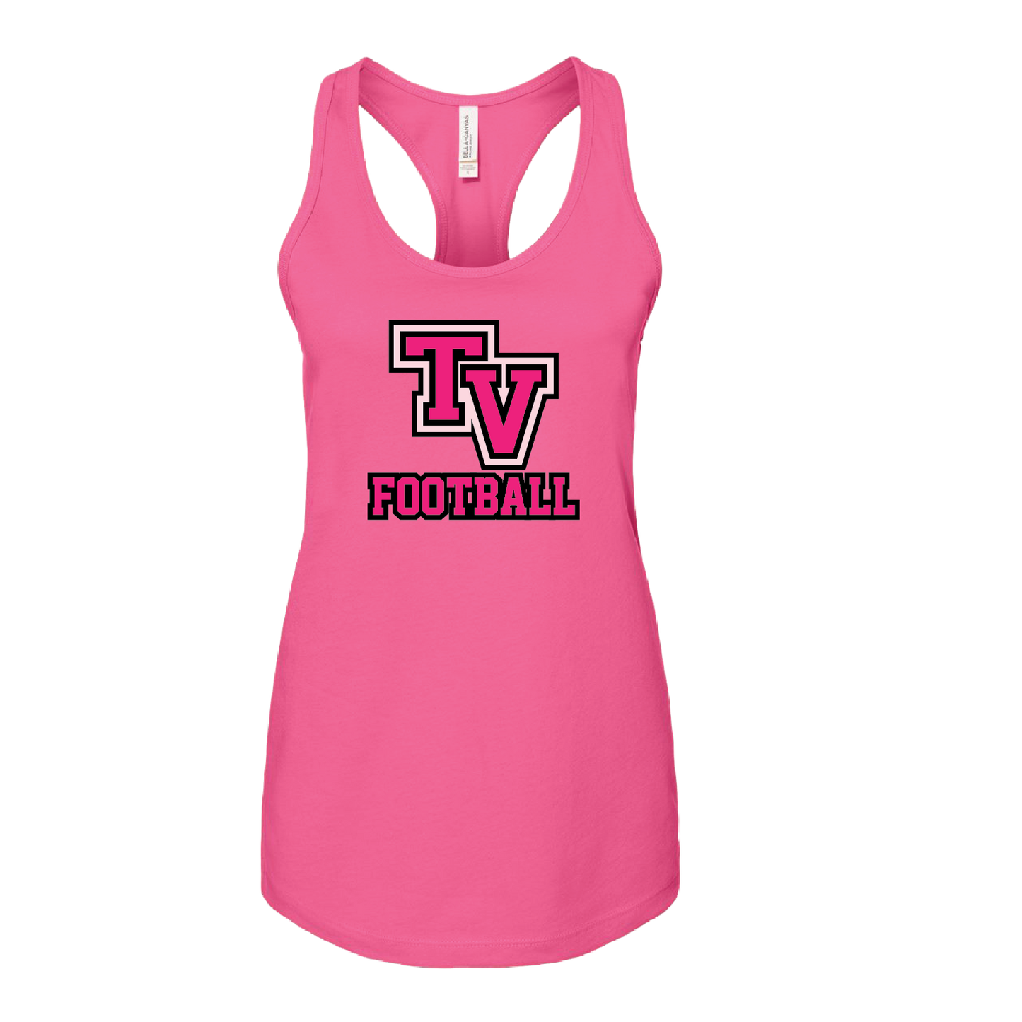 TVHS FOOTBALL - (BIG TV) Women's Racerback Tank