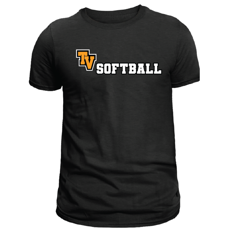 TVHS SOFTBALL (Gameplay) - Unisex Tee (with Personalized Jersey Back)