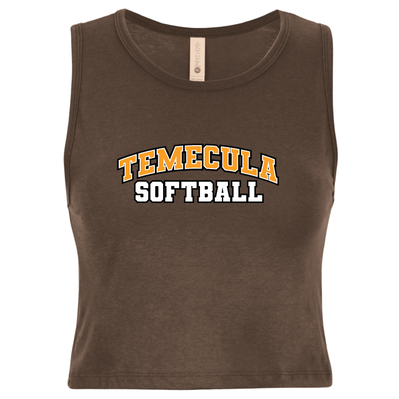 TVHS SOFTBALL (Fastpitch) - Women's Muscle Crop Tank