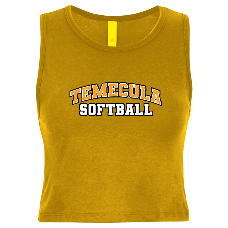 TVHS SOFTBALL (Fastpitch) - Women's Muscle Crop Tank
