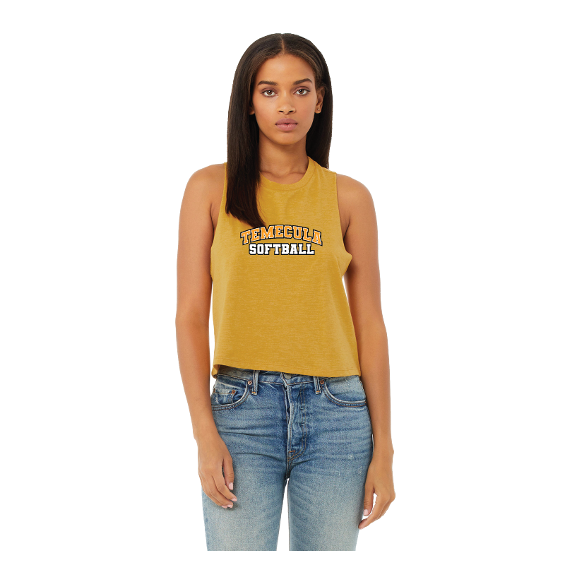 TVHS SOFTBALL (Fastpitch) - Women's Racerback Crop Tank