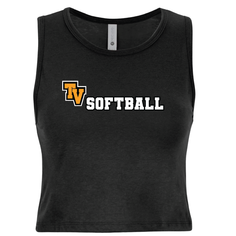 TVHS SOFTBALL (Gameplay) - Women's Muscle Crop Tank