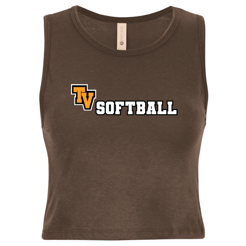 TVHS SOFTBALL (Gameplay) - Women's Muscle Crop Tank