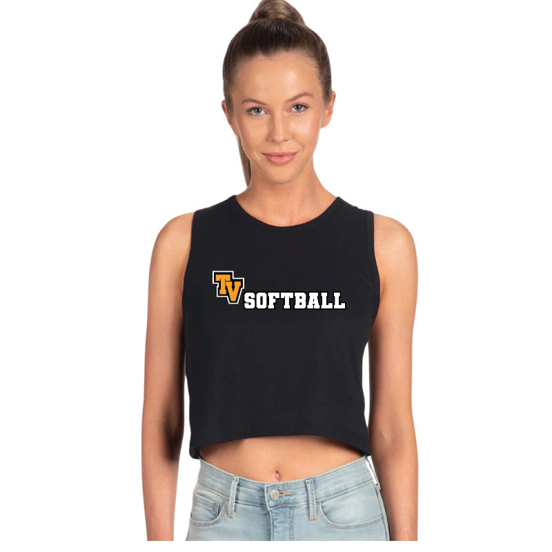 TVHS SOFTBALL (Gameplay) - Women's Muscle Crop Tank