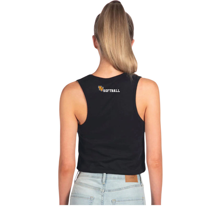 TVHS SOFTBALL (Gameplay) - Women's Muscle Crop Tank