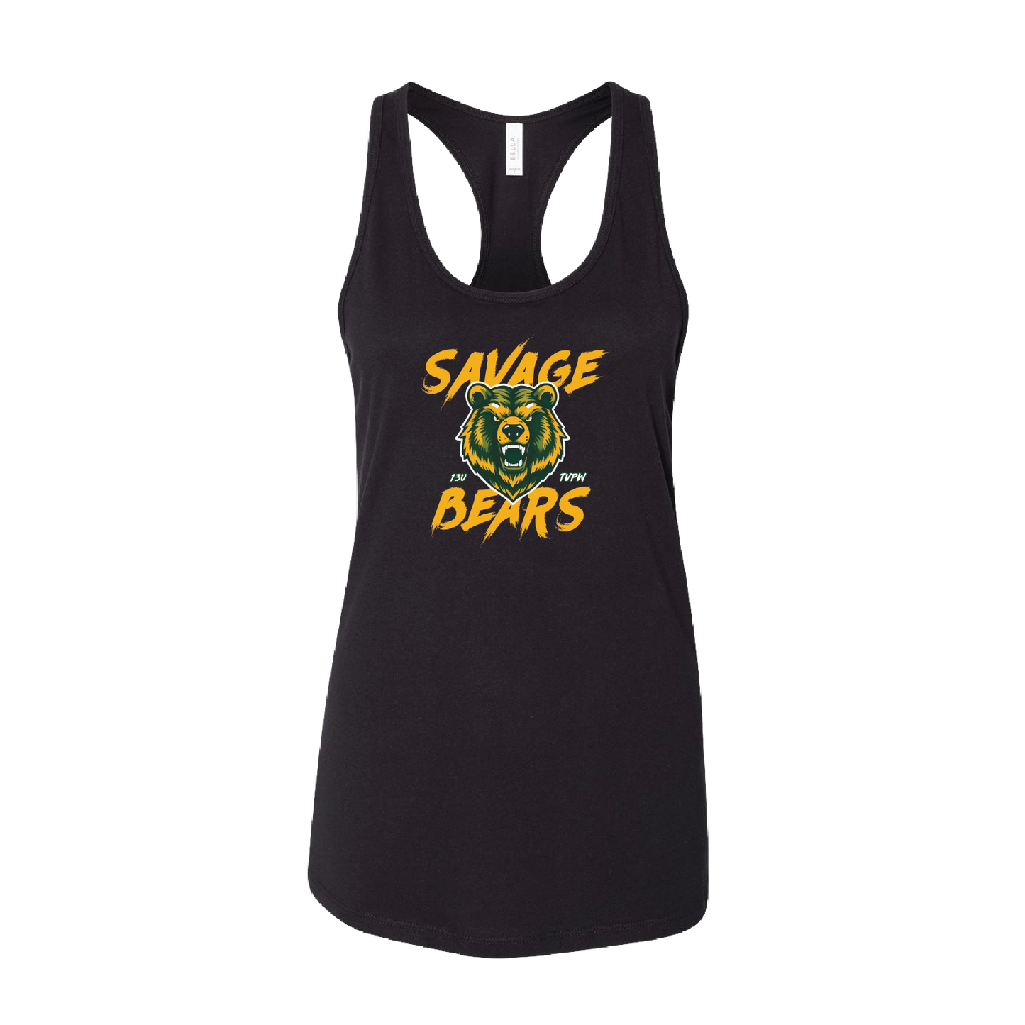TVPW SAVAGE BEARS - Women's Racerback Tank
