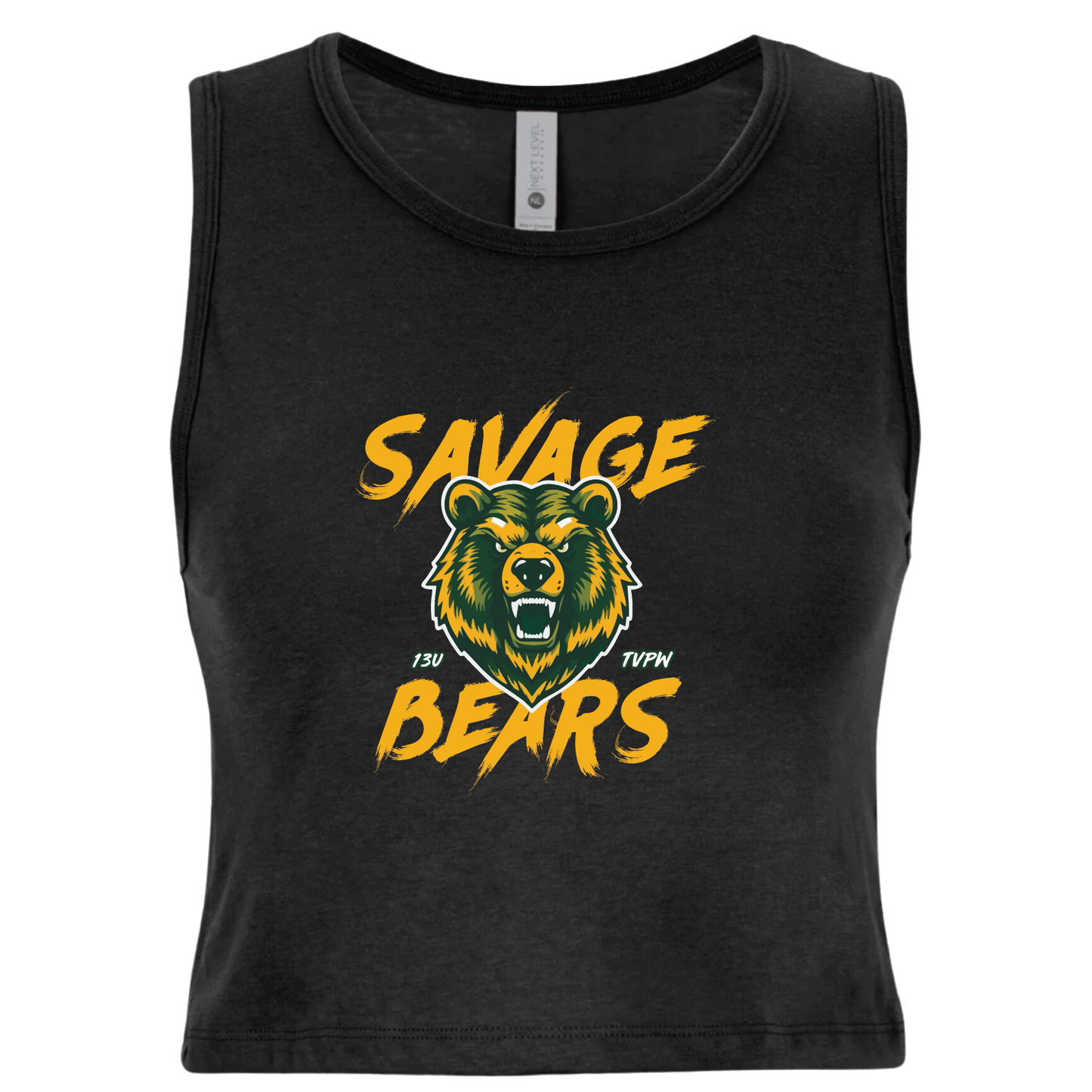 TVPW SAVAGE BEARS - Women's Crop Tank