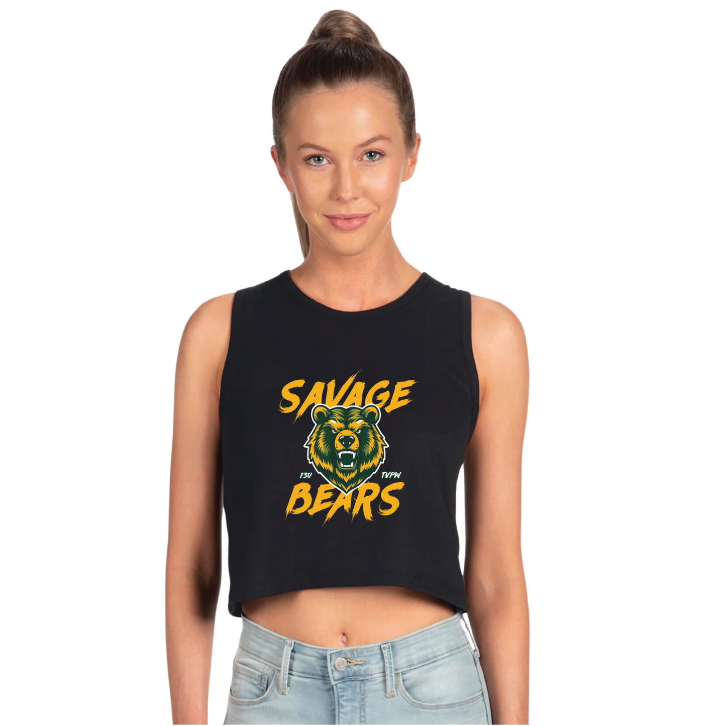 TVPW SAVAGE BEARS - Women's Crop Tank