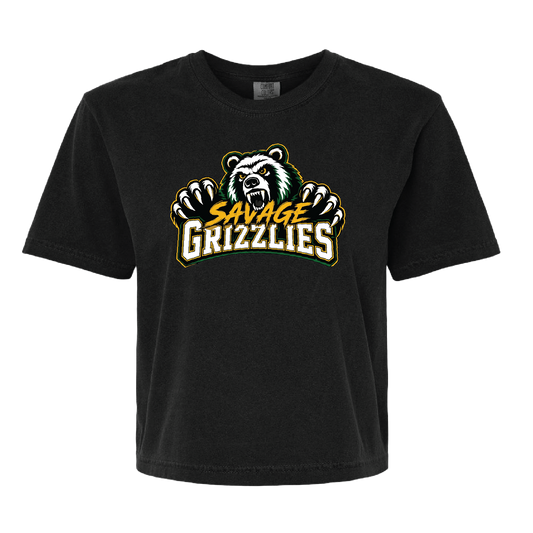 TVPW - 12U SAVAGE GRIZZLIES - Women's Heavyweight Boxy Tee