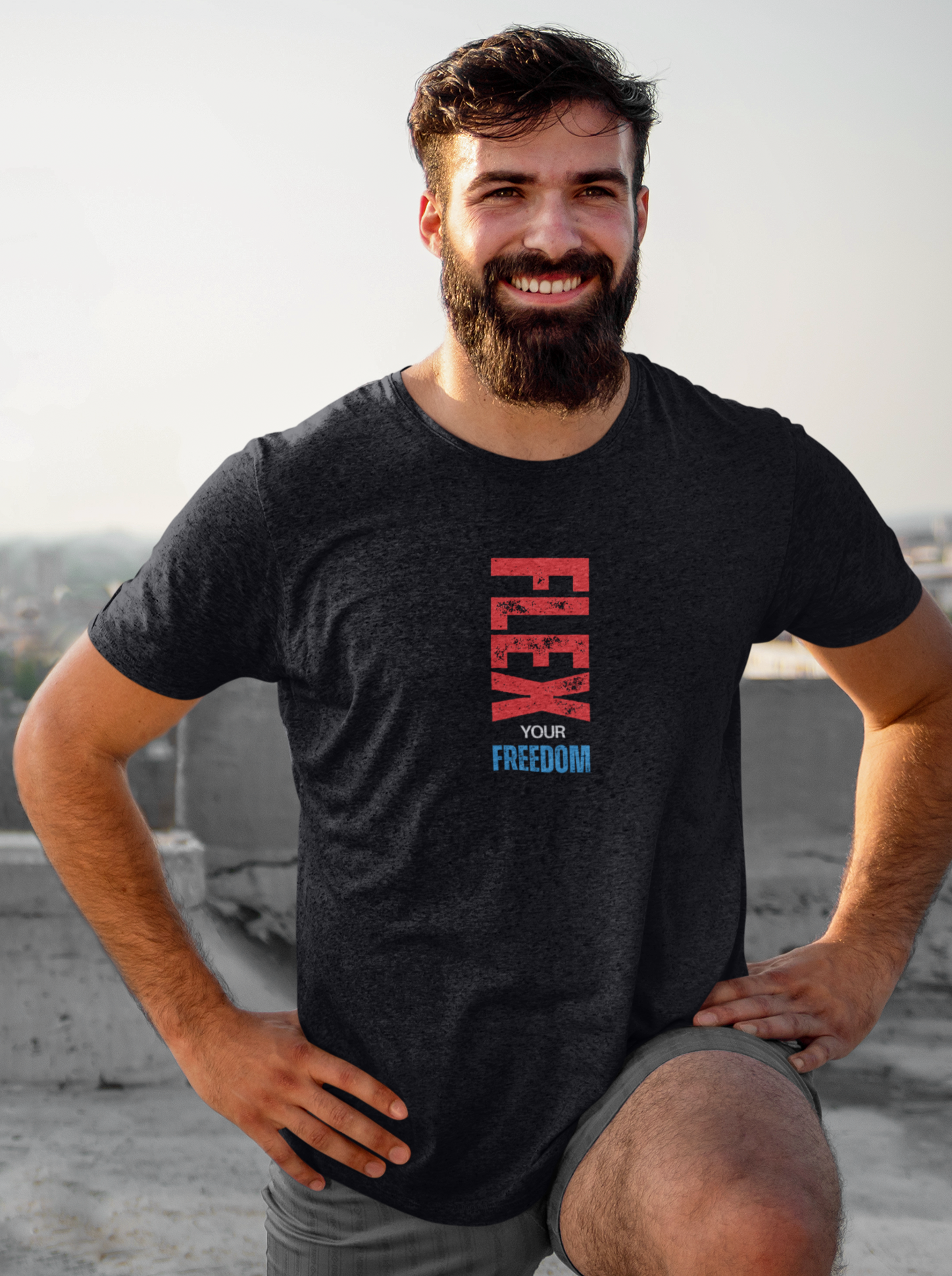 Freedom Fit - FLEX YOUR FREEDOM - Men’s Tee