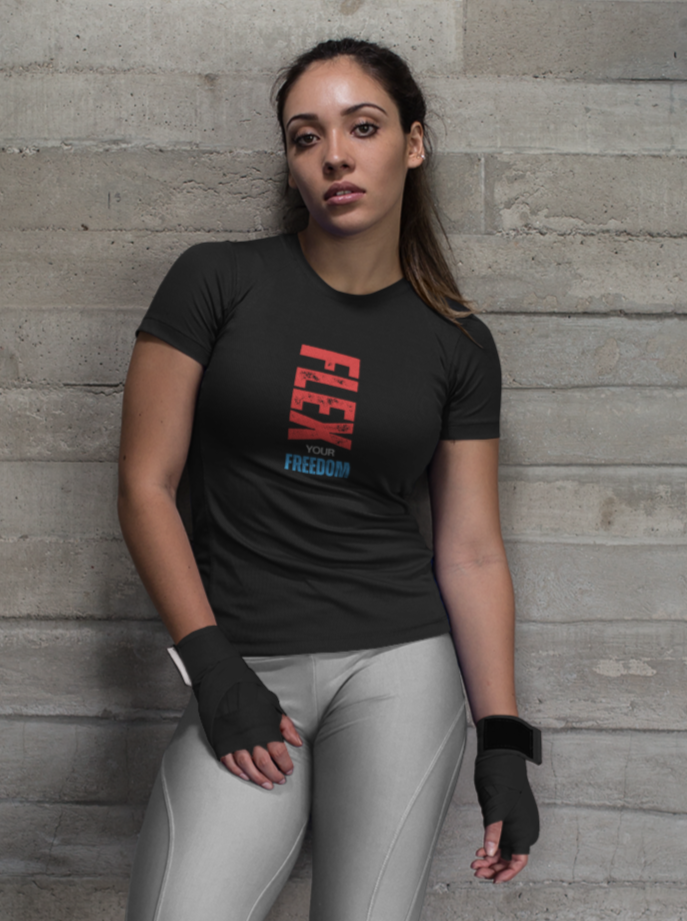 Freedom Fit - FLEX YOUR FREEDOM - Women's Tee
