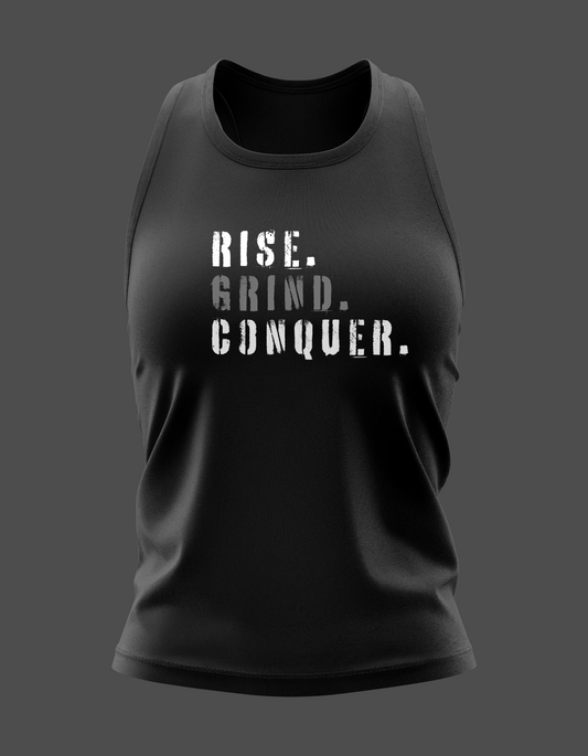 Freedom Fit - RISE. GRIND. CONQUER. - Women's Racerback Tank