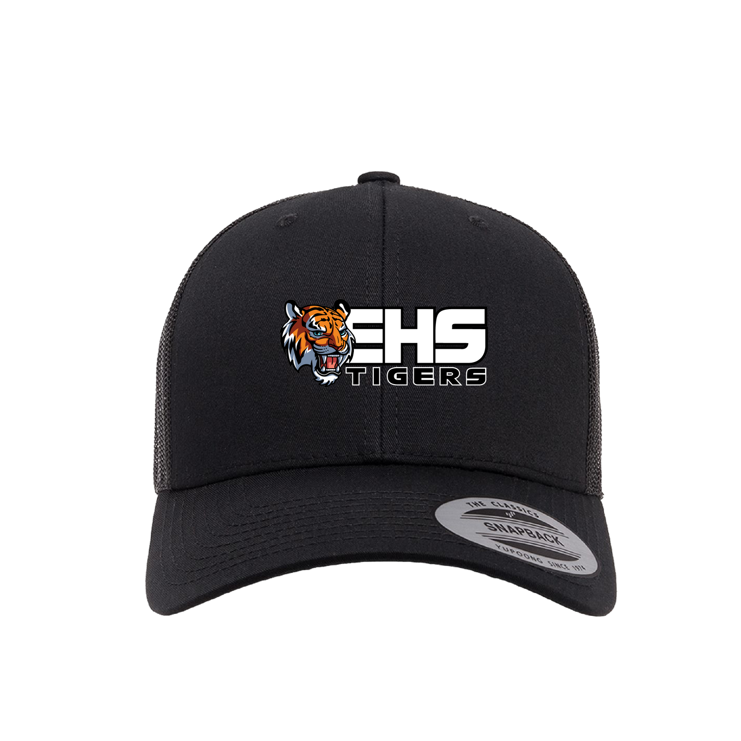 ELSINORE FOOTBALL - (EHS Tigers) Curve Bill Hat (Snapback)
