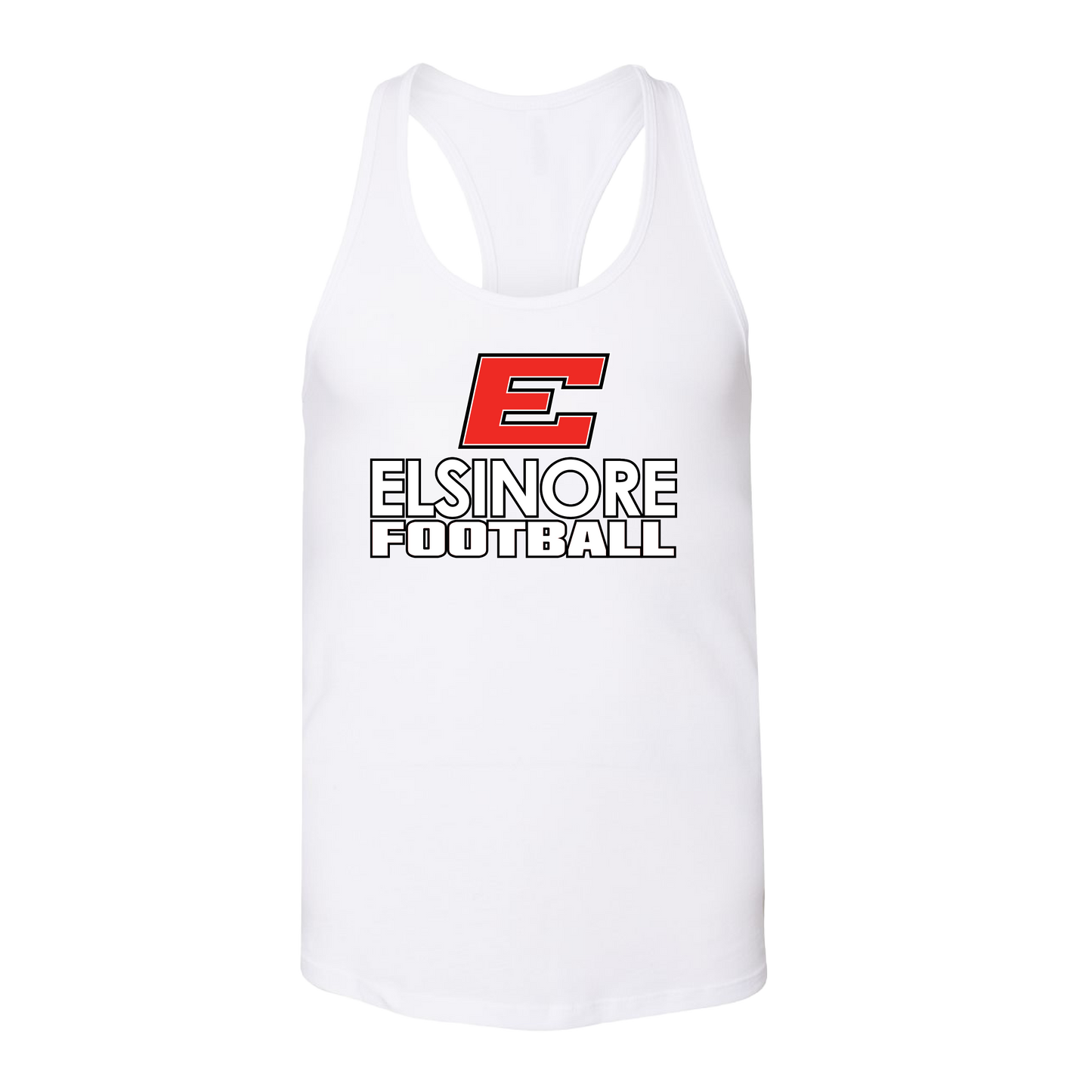 ELSINORE FOOTBALL - (Big E) - Women's Racerback Tank
