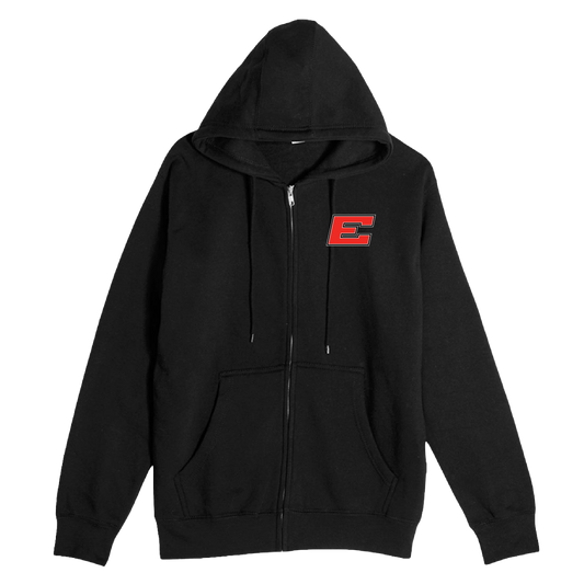 ELSINORE FOOTBALL - (Big E) Zip Up Hoodie (Adult Unisex)