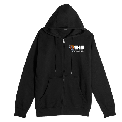 ELSINORE FOOTBALL - (EHS Tigers) Zip Up Hoodie (Adult Unisex)