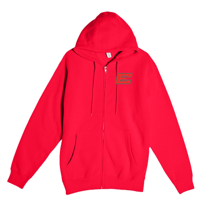 ELSINORE FOOTBALL - (Big E) Zip Up Hoodie (Adult Unisex)