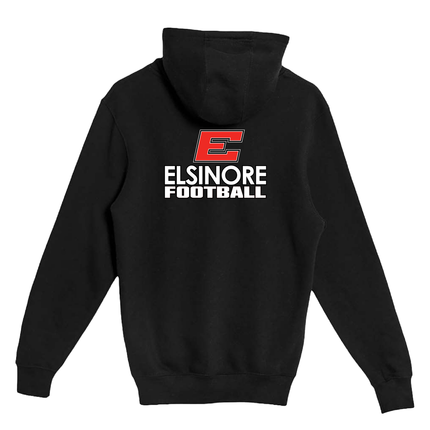 ELSINORE FOOTBALL - (Big E) Zip Up Hoodie (Adult Unisex)