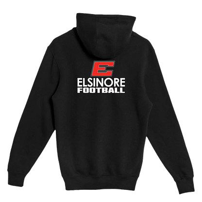 ELSINORE FOOTBALL - (Big E) Zip Up Hoodie (Adult Unisex)