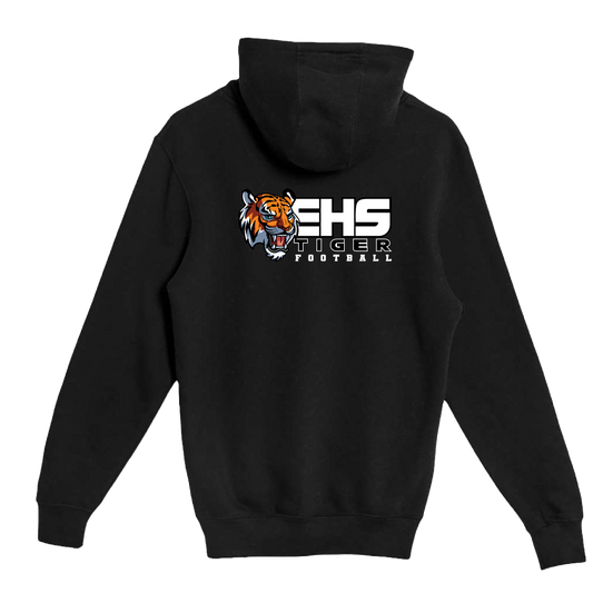 ELSINORE FOOTBALL - (EHS Tigers) Zip Up Hoodie (Adult Unisex)