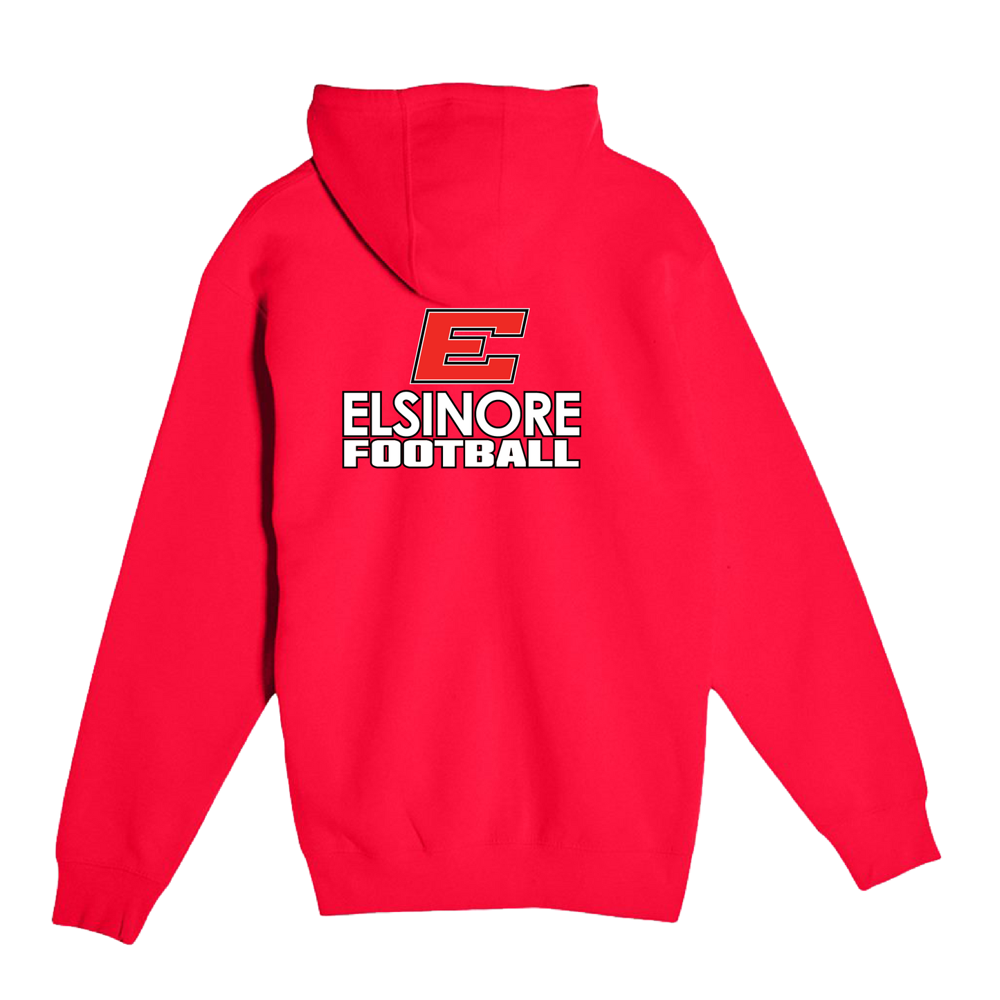 ELSINORE FOOTBALL - (Big E) Zip Up Hoodie (Adult Unisex)