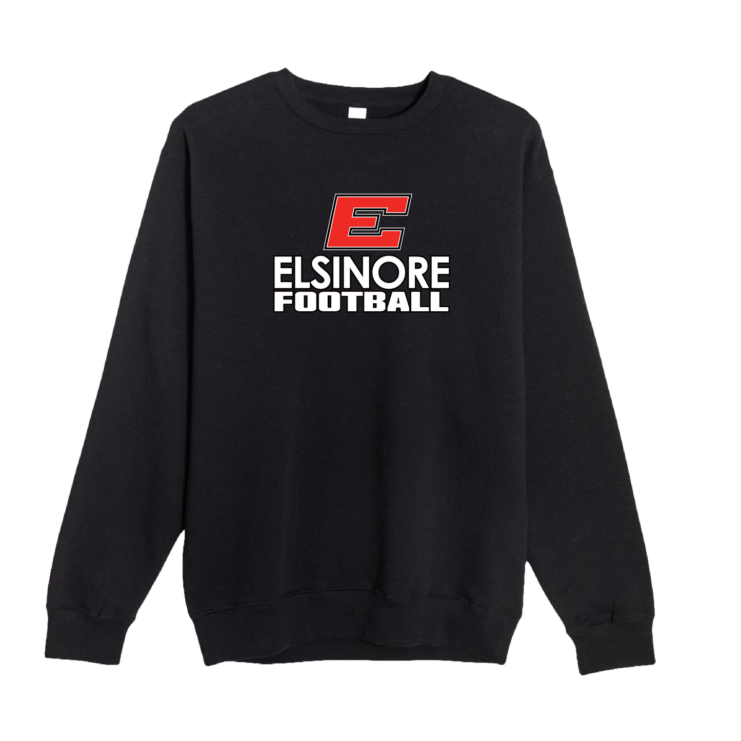 ELSINORE FOOTBALL - (Big E) - Crewneck Sweatshirt