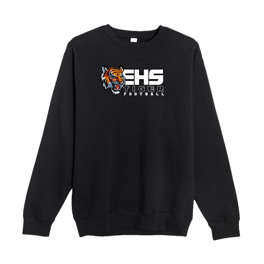 ELSINORE FOOTBALL - (EHS Tigers) - Crewneck Sweatshirt