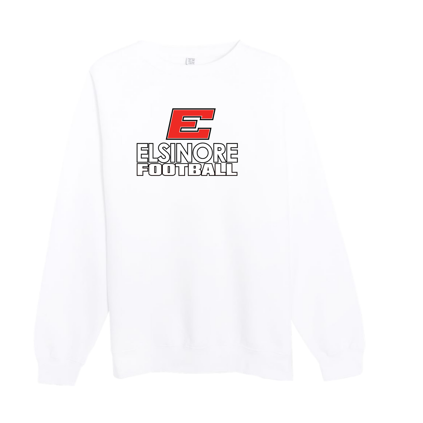 ELSINORE FOOTBALL - (Big E) - Crewneck Sweatshirt