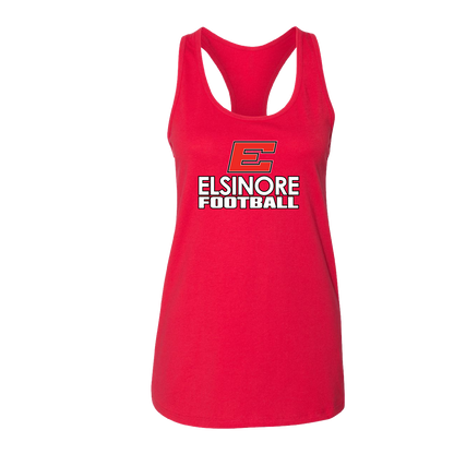 ELSINORE FOOTBALL - (Big E) - Women's Racerback Tank