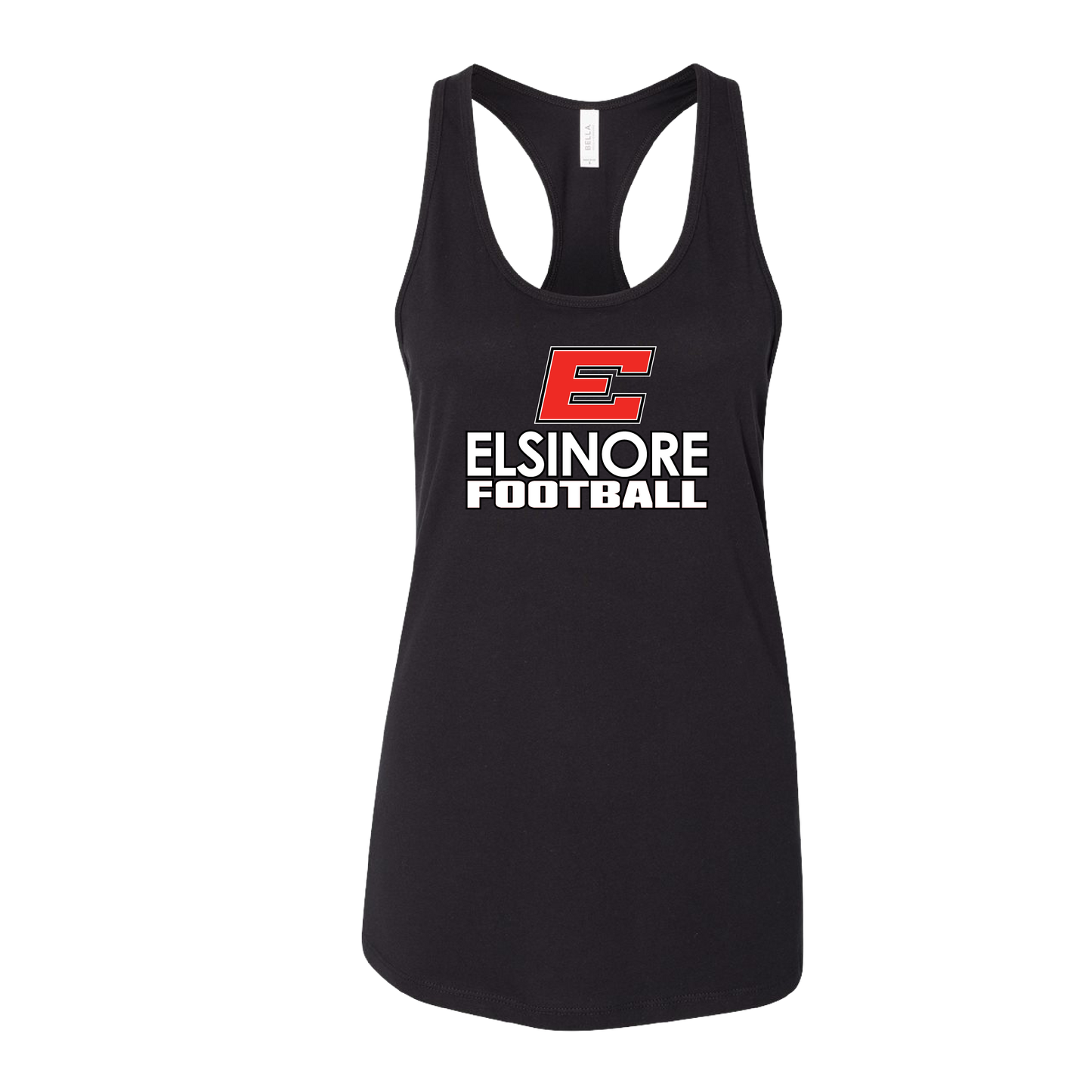 ELSINORE FOOTBALL - (Big E) - Women's Racerback Tank