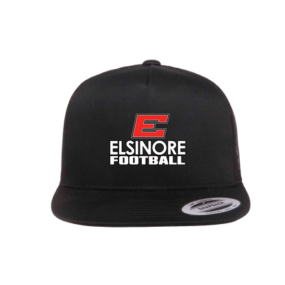 ELSINORE FOOTBALL - (Big E) Flat Bill Hat (Snapback)