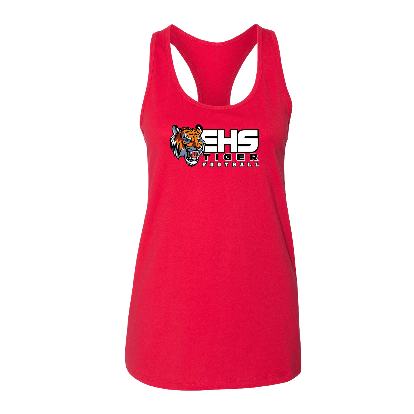 ELSINORE FOOTBALL - (EHS Tigers) - Women's Racerback Tank