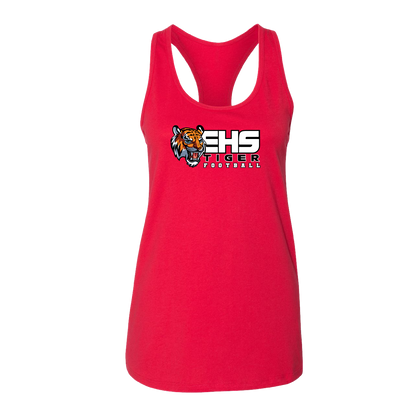 ELSINORE FOOTBALL - (EHS Tigers) - Women's Racerback Tank