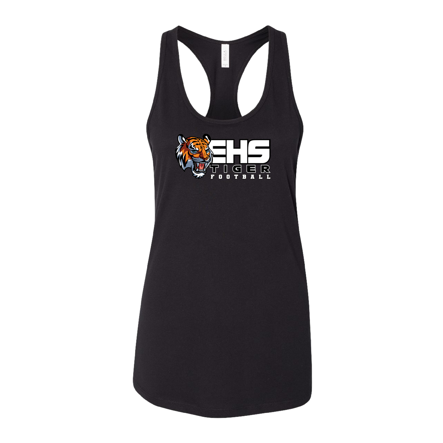 ELSINORE FOOTBALL - (EHS Tigers) - Women's Racerback Tank