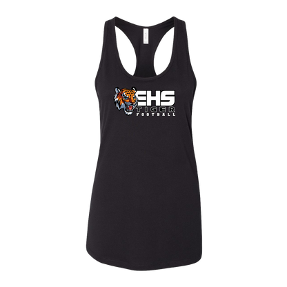 ELSINORE FOOTBALL - (EHS Tigers) - Women's Racerback Tank