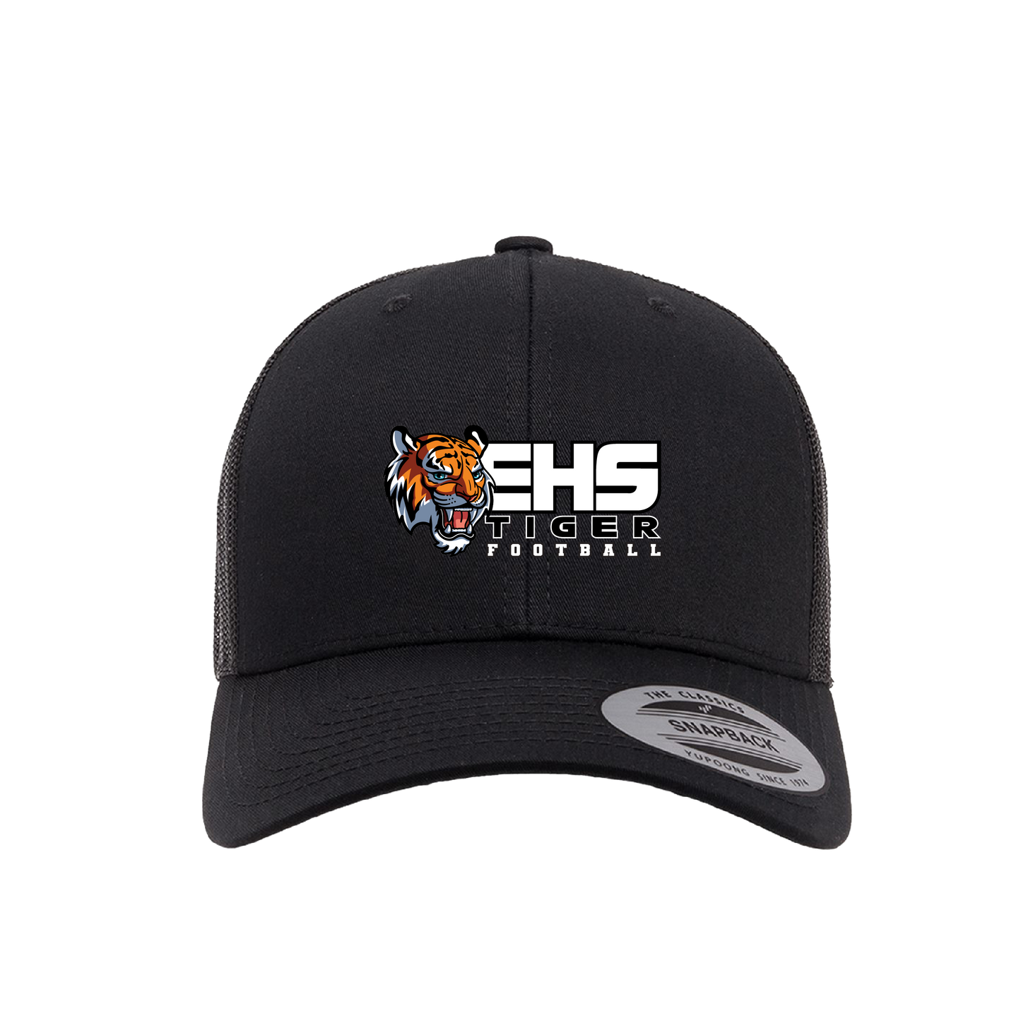 ELSINORE FOOTBALL - (EHS Tigers) Curve Bill Hat (Snapback)