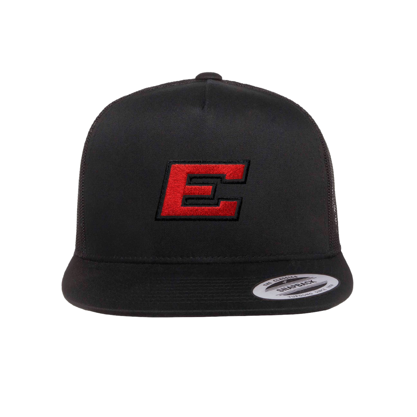 ELSINORE FOOTBALL - (Embroidered E) Flat Bill Hat (Snapback)