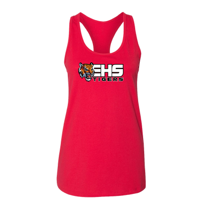 ELSINORE FOOTBALL - (EHS Tigers) - Women's Racerback Tank