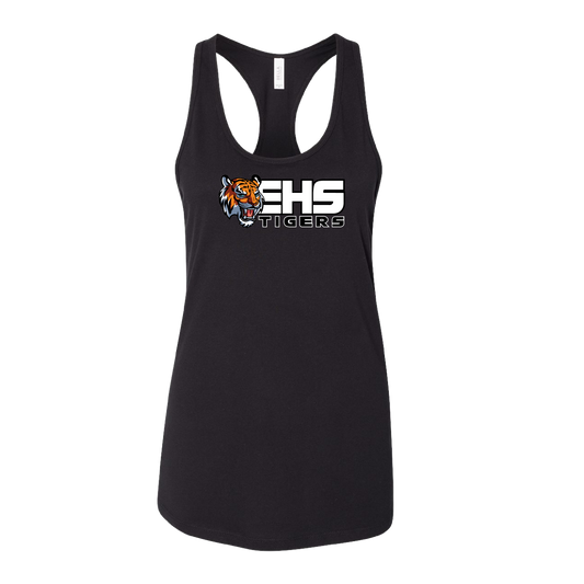 ELSINORE FOOTBALL - (EHS Tigers) - Women's Racerback Tank