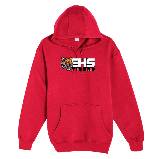 ELSINORE FOOTBALL - (EHS Tigers) - Pullover Hoodie