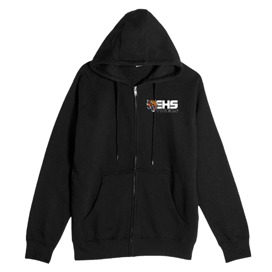 ELSINORE FOOTBALL - (EHS Tigers) Zip Up Hoodie (Adult Unisex)