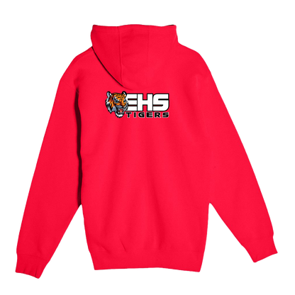 ELSINORE FOOTBALL - (EHS Tigers) Zip Up Hoodie (Adult Unisex)