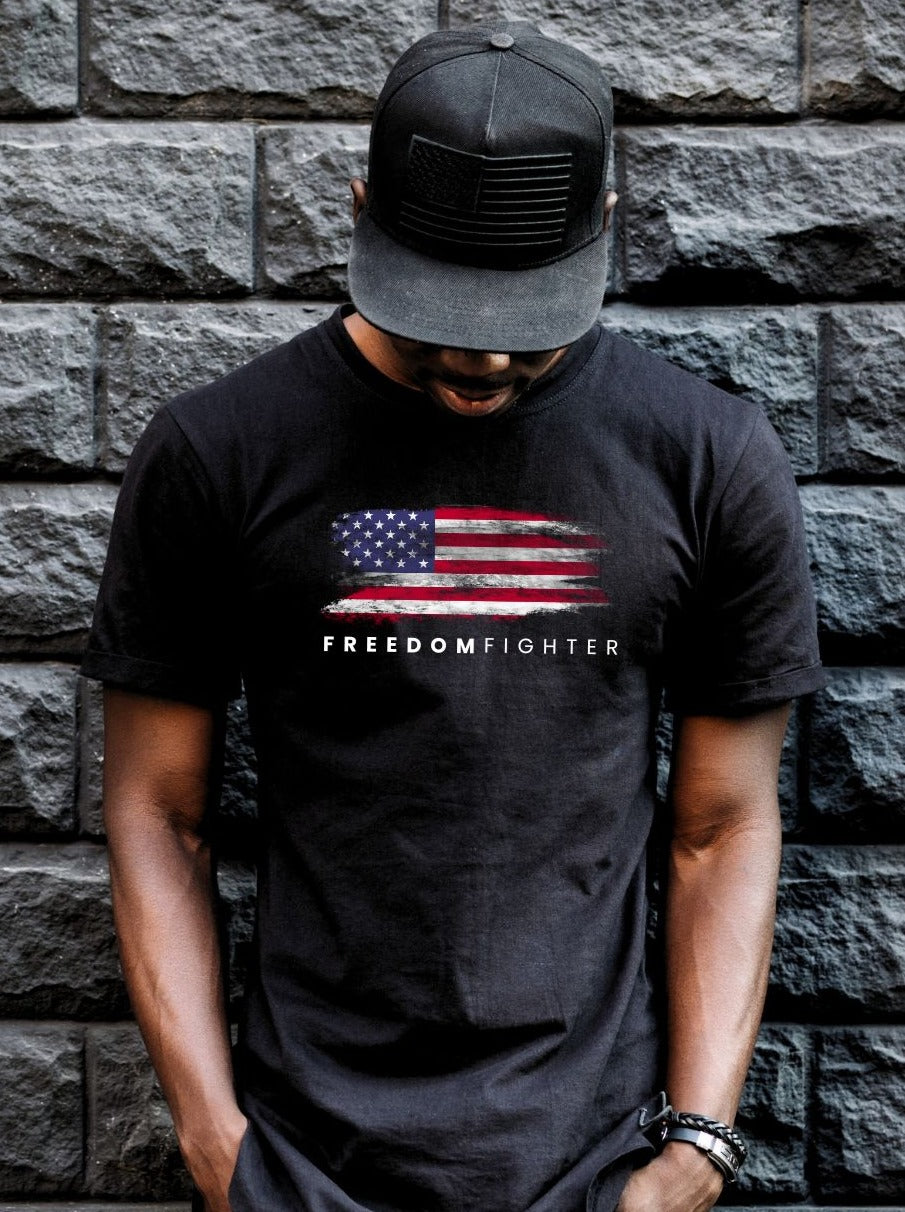 Freedom Fit - FREEDOM FIGHTER (FLAG) - Men's Tee