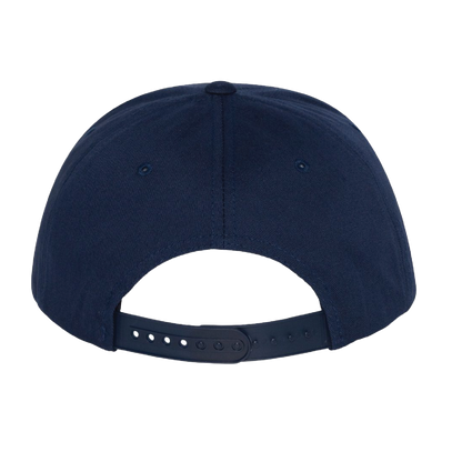 GREAT OAK H.S. MENS SOCCER - (GO Logo) Flat Bill Hat (Snapback)