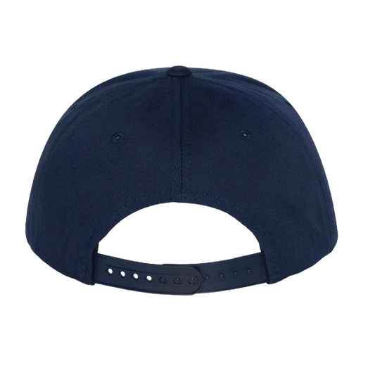 GREAT OAK H.S. MENS SOCCER - (GO Logo) Flat Bill Hat (Snapback)