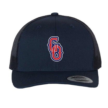 GREAT OAK H.S. MENS SOCCER -  (GO Logo) Curve Bill Hat (Snapback Trucker Style)